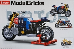 Závodná motorka Café racer - Sluban M38-B0958 - Model Bricks