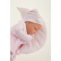 Antonio Juan 14049 BIMBA - winking baby doll with sounds and soft fabric body - 37 cm