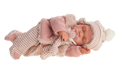 Antonio Juan 1787 LUNI - sleeping realistic baby doll with special movement function and soft fabric body - 29 cm