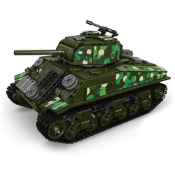 Amerikanischer mittlerer Panzer M4 Sherman Mould King 20024 - Military