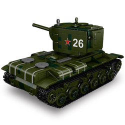 Sovětský těžký tank KV-2 R/C Mould King 20026 - Military