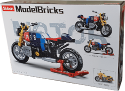 Závodní motorka Café racer - Sluban M38-B0958 - Model Bricks