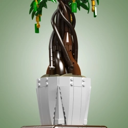 Strom peněz Mould King 10063 - Flower World