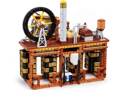Steampunk Cube Clock Mould King 10180