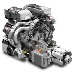 Benzinový 4válcový motor BUG W16 s převodovkou Mould King 10201 - MKing Engine