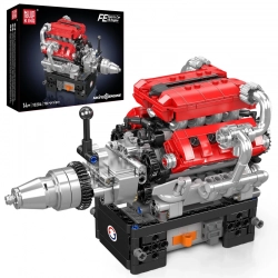 Automobilový 8válcový motor FE V12 Mould King 10204 - MKing Engine
