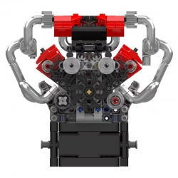 Automobilový 8válcový motor FE V12 Mould King 10204 - MKing Engine
