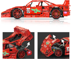 Závodní auto F40 LM Mould King 13095 - Models