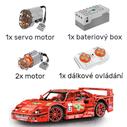 Upgrade package Dynamic pack R/C to the car F40 LM - Mould King 13095D