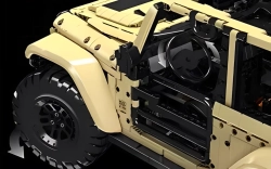 Terénní R/C automobil Wrangler Rubicon Mould King 13184 - Models 1:6