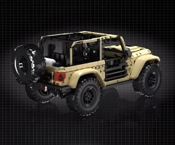 Terénní R/C automobil Wrangler Rubicon Mould King 13184 - Models 1:6