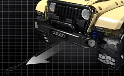 Terénní R/C automobil Wrangler Rubicon Mould King 13184 - Models 1:6