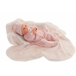 Antonio Juan 14155 BIMBA - mrkací panenka miminko se zvuky a měkkým látkovým tělem - 37 cm