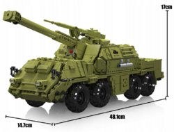 Self-propelled Howitzer DANA R/C Mold King 20031 - Military