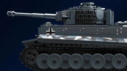 Deutscher schwerer Panzer Tiger I R/C Mould King 20014 - Military