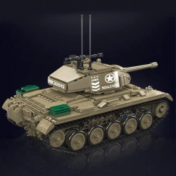 Americký tank M24 Chaffee R/C Mould King 20043 - Military