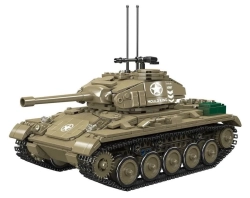 Americký tank M24 Chaffee R/C Mould King 20043 - Military
