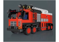Feuerwehrwagen der Stadt, Modell Mould King 24094