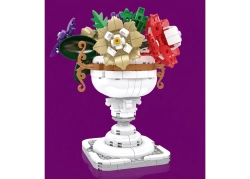 Váza s květinami - Umělecké aranžmá Mould King 24098