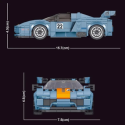 Závodní auto Speed Mould King - Models