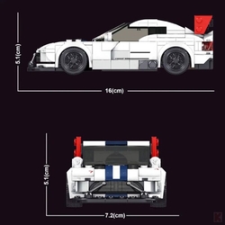 Závodní auto Speed Mould King - Models