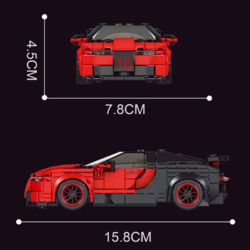 Závodní auto Speed Mould King - Models