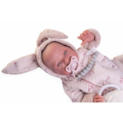 Antonio Juan 80110 NACIDA - realistic baby doll with soft fabric body - 42 cm