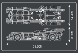 Netopierie športové auto Mould King 10058 - Creative idea