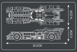 Netopýří sportovní automobil Mould King 10058 - Creative idea