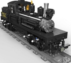 Parní lokomotiva R/C Mould King 12032 - World railway