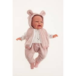 Antonio Juan 70150 CLARA- realistische Babypuppe mit Geräuschen und weichem Stoffkörper - 34 cm