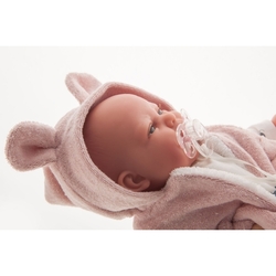 Antonio Juan 70150 CLARA- realistische Babypuppe mit Geräuschen und weichem Stoffkörper - 34 cm