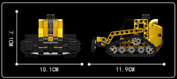 Baby buldozer Mould King 24015 - Models