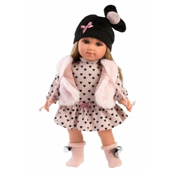 Llorens 53540 ELENA - realistic doll with soft textile body - 35 cm