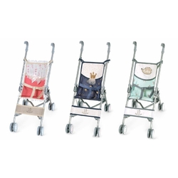 DeCuevas 90090 Klappbarer Kinderwagen für Puppen Golfschläger Martina 2021 - 56 cm