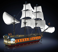 The Imperial Frigate Ship Mould King 13192