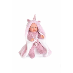 Antonio Juan 12238 PETIT - realistic doll with sounds and soft textile body - 27 cm