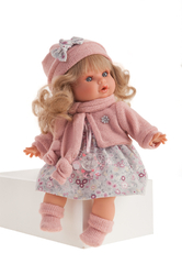 Antonio Juan 1340 DATO - realistic doll with sounds and soft material body - 30 cm