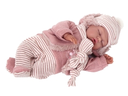 Antonio Juan 1787 LUNI - spící realistická panenka miminko se speciální pohybovou funkcí a měkkým látkovým tělem - 29 cm