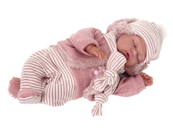 Antonio Juan 1787 LUNI - sleeping realistic baby doll with special movement function and soft fabric body - 29 cm