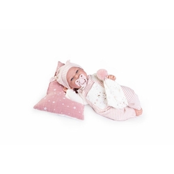 Antonio Juan 70252 CLARA - realistische Babypuppe mit Geräuschen und weichem Stoffkörper - 34 cm