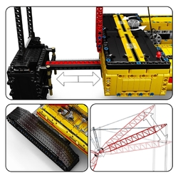 Pásový jeřáb LR13000 R/C Mould King 17015 - Models