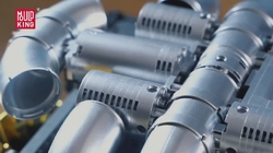 Automobilový motor Mercedes AMG V8 Twin Turbo Mould King 10168 - MKing Engine - kopie
