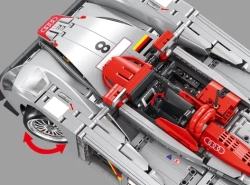 Závodní automobil Audi R8 LM-P 24 h Le Mans YC-23044 Bole Brick 1:10