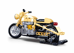 Americký vojenský motocykl - Sluban M38-B0959 - Model Bricks