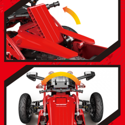 Tříkolka Monster Spyder R/C - Mould King 23010 - Models