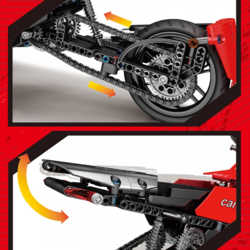 Tříkolka Monster Spyder R/C - Mould King 23010 - Models