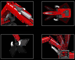 Mechanical excavator R/C Mould King 15062 - Models