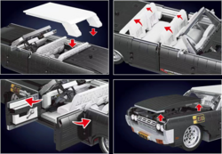 Automobile Lincoln Mould King 10118 - Creative Idea