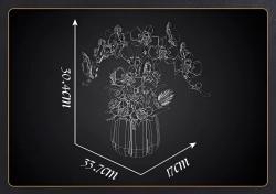 Stavebnice květin Botanical & Floral,  Mould King - Květiny